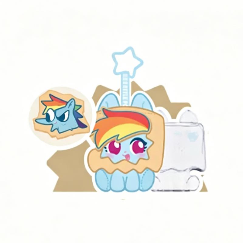 My Little Pony Season 2 Hanging Charm Lovely Cartoon Horse Character Exquisite IP Ornament Collectible Toy Gift