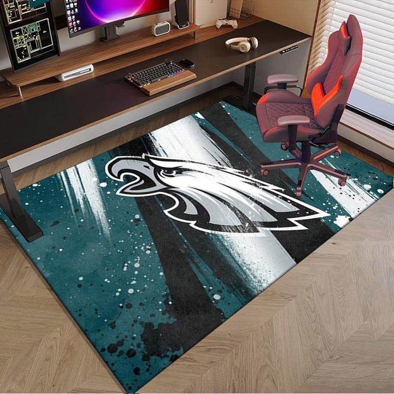 Eagle Power Philadelphia Area Rug for Office, Chair Rug, Decorative Carpet Livingroom Mat, Large Size Fan gifts Christmas gifts
