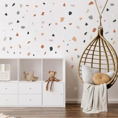 Marble Wall Sticker For Living Room Bedroom Wall Decals Kids Room Decor Murals Wallpaper Terrazzo Background Wall Decor Sticker