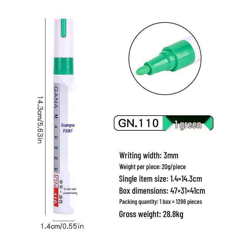 Quick-Dry Oil-Based Industrial Paint Pen - Waterproof Marking Touch-Up Pen
