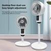 High Wind Power Air Circulation Fan Office Shaking Head Floor Fan Household Height Adjustable Remote Control Electric Fan
