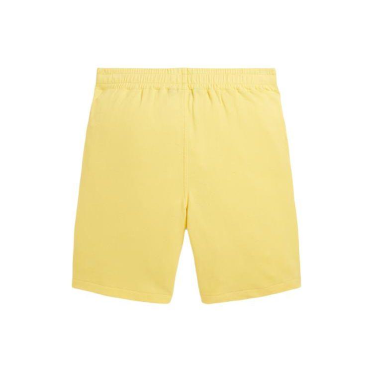 Polo Ralph Lauren Ss24 Logo Embroidered Digital Print Lace-Up Shorts Kids Shorts Yellow CWPOSHOYBQ20149-730