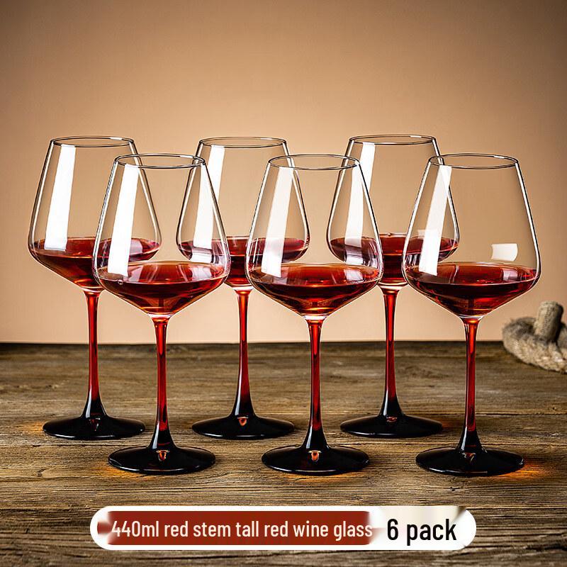 ZISIZ Handmade Red Wine Glass Set