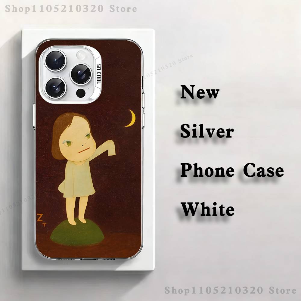 Cute Y-Yoshitomo N-Nara Phone Case For iPhone 17,16,15,14,13,12,11,Pro,XS,Max,Plus,Mini,SE4,E White Matte Shockproof Cover
