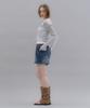 Aendeuel Fade Denim Mini Skirt - Blue