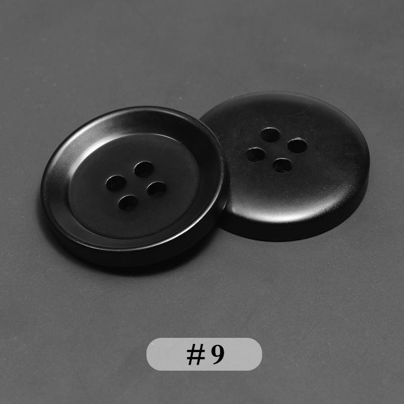 Anzugknöpfe Daquan Trenchcoat-Knöpfe Schwarze Pullovermanschettenknöpfe Herren- und Damenjacken Kleidung Hosen Knopf-Zubehör
