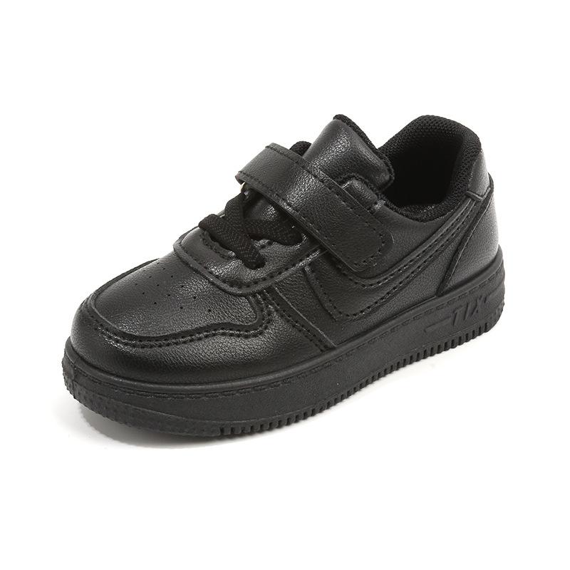 Spring Autumn Kids White Shoes Boys Girls Lightweight Soft Sole Sneakers School Casual Skate Shoes Baby Single Shoes