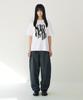 SLOWACID Blurry Logo Short Sleeve T-Shirt [White]