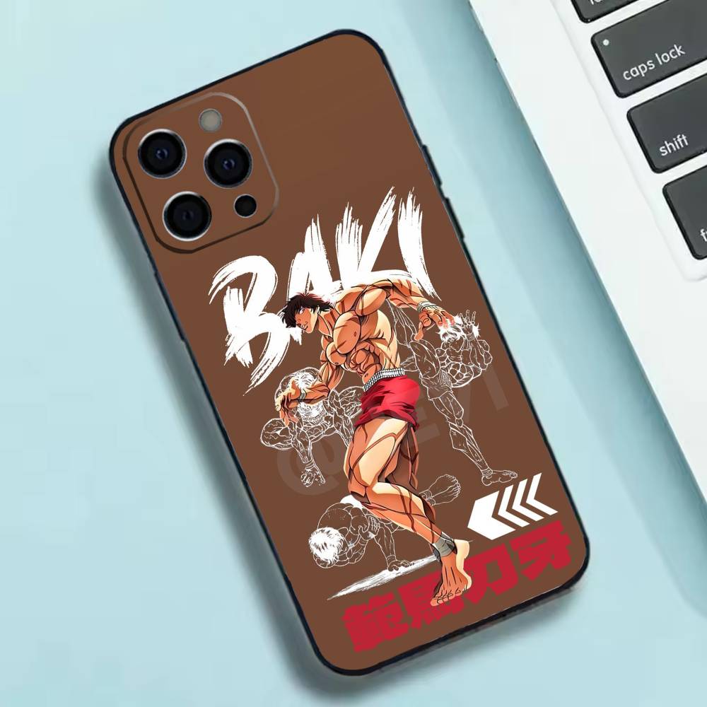Anime B-Baki Hanma Phone Case Silicone Soft For IPhone 17 16 15 14 13 12 11 X XR Plus Pro Max Plus