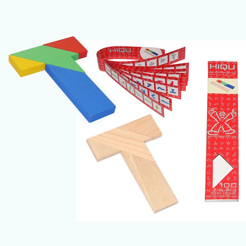 

Teen Tangram T-Puzzle: Versatile Geometric Wooden Jigsaw & Gift