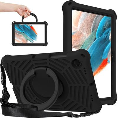 For Samsung Galaxy Tab A8 10.5 Inch 2021 SM-X200 SM-X205 Case EVA Kids Safe Pull Ring Shockproof Shoulder Strap Stand Tablet Cover