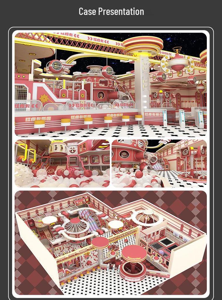 Large Indoor Naughty Castle: Parent-Child Interactive Playground with Trampoline, Slide, and Amusement Park Equipment