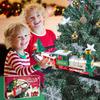Cross-Border Christmas Electric Train Set with Lights & Music