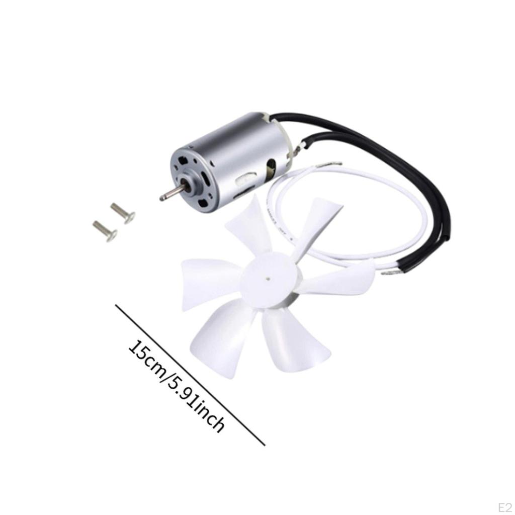 RV Havalandırma Fanı Seti Kampçı Çatı Hava Enerji Tasarrufu Verimli Hava Akışı D-şaft Motor Yedek Parçaları
