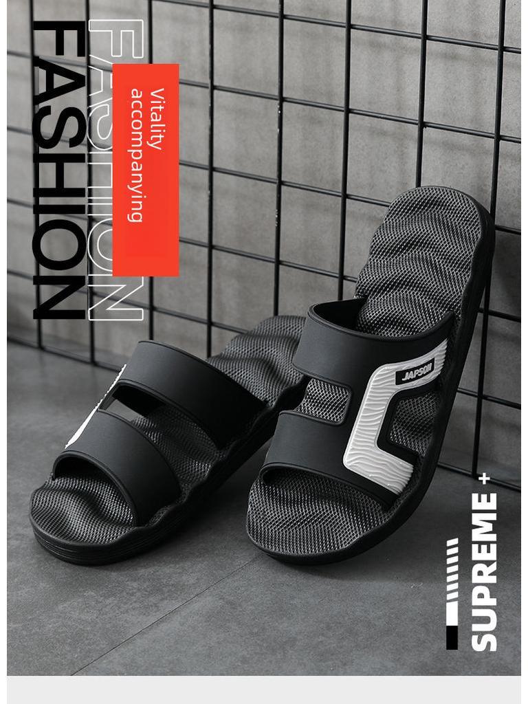 Pánské letní protiskluzové masážní sandály - Velká velikost venkovní koupelové žabky