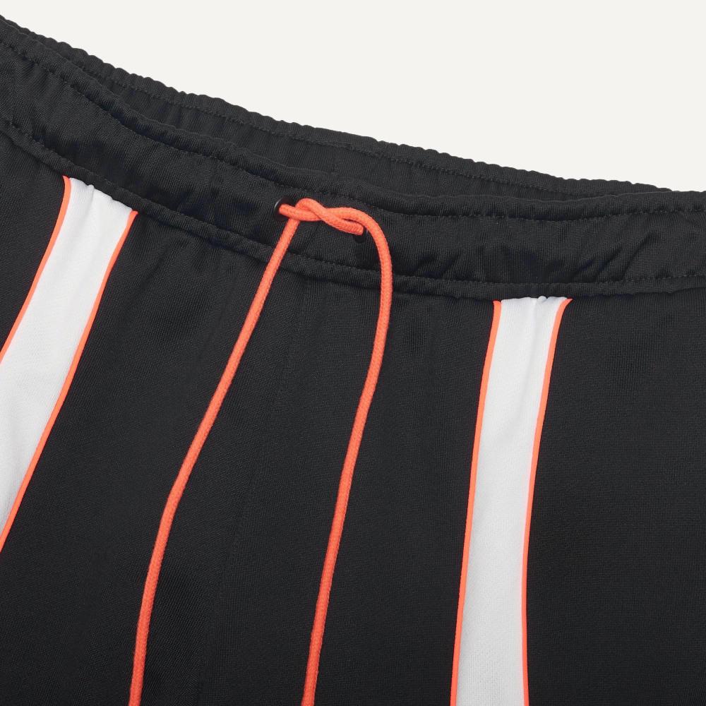 Puma Fs Track Pant Logo Print Reflective Color Block Knitted Sports Pants Men Bottoms Black 530510-02