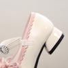 Girls Princess Shoes Small Leather Shoes Children's Shoes Soft Sole Fashion Little Girls Shoes Big Kids Lolita High Heels