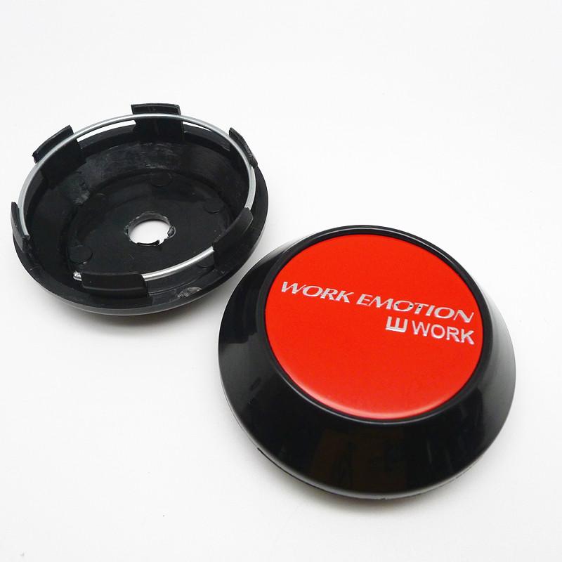 4pcs 65mm Car Wheel Hub Cover Center Caps for VS W Work Emotion X7 Racing Styling Badge Emblem Accessories