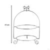 Cake Stand Rack Decorative Dessert Display Tiered Tray Table for Countertop