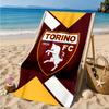 Torino Fc Crest Design Beach Towel, Quick-drying, Easy To Care For, Suitable for Both Fitness and Beach Vacations,Sports Essential
