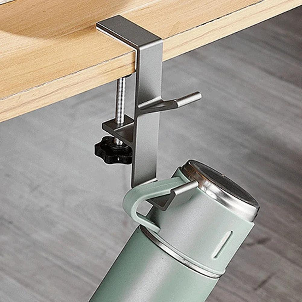 Punch-free Desk Edge Hook Adjustable Gaming Headset Desk Hanger Backpack Storage Hanging Hook Holder  Home Office Organizer