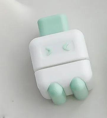 

Cute robot loose leaf notebook punching machine, small mini handmade single hole punching machine, paper punching machine (green,1) зелёный