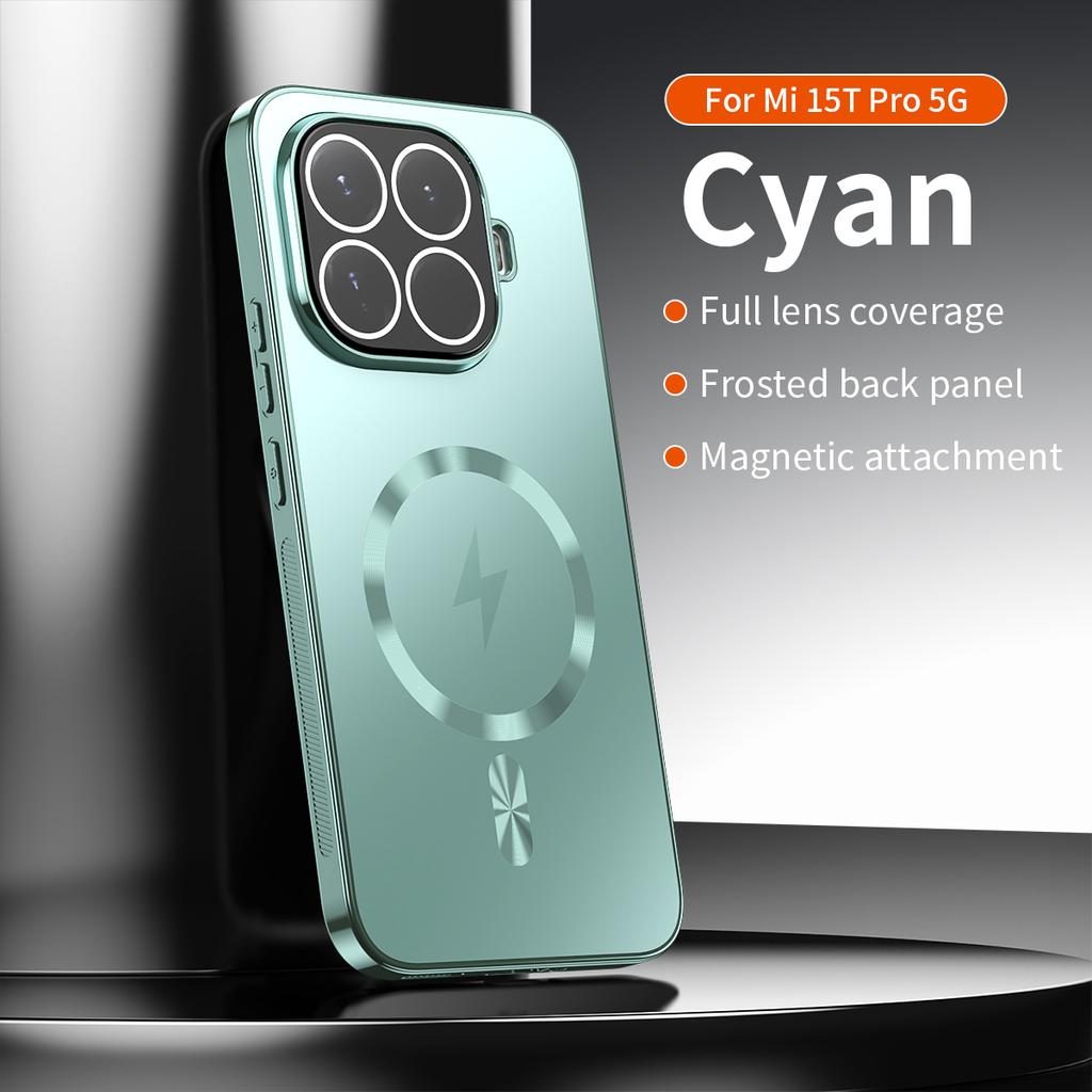For Xiaomi Mi 17T Pro Case Hard PC Plating Magnetic Wireless Charging Protective Back Cover Case For Xiaomi Mi 15T 14T Pro Shell