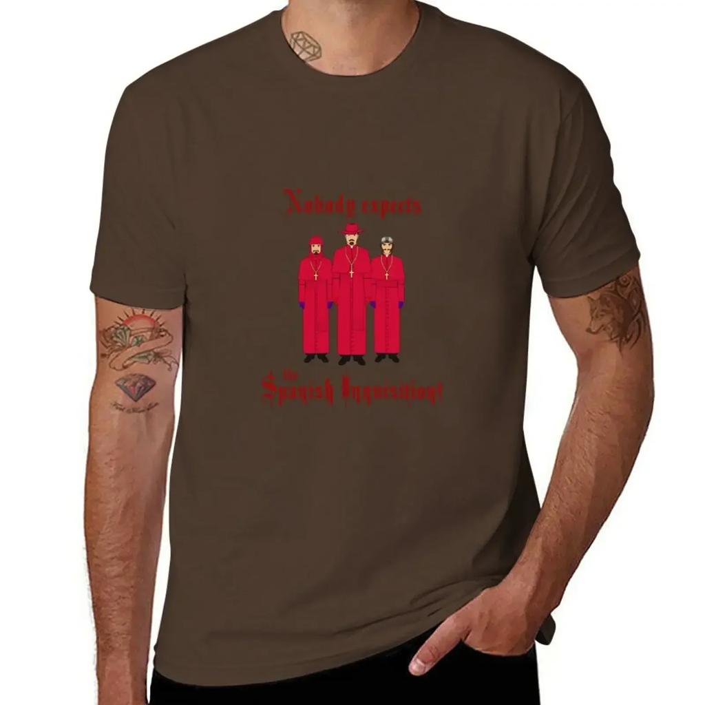Monty Python/Niemand erwartet die Spanische Inquisition! T-Shirt schwarz ästhetische Kleidung T-Shirt Männer