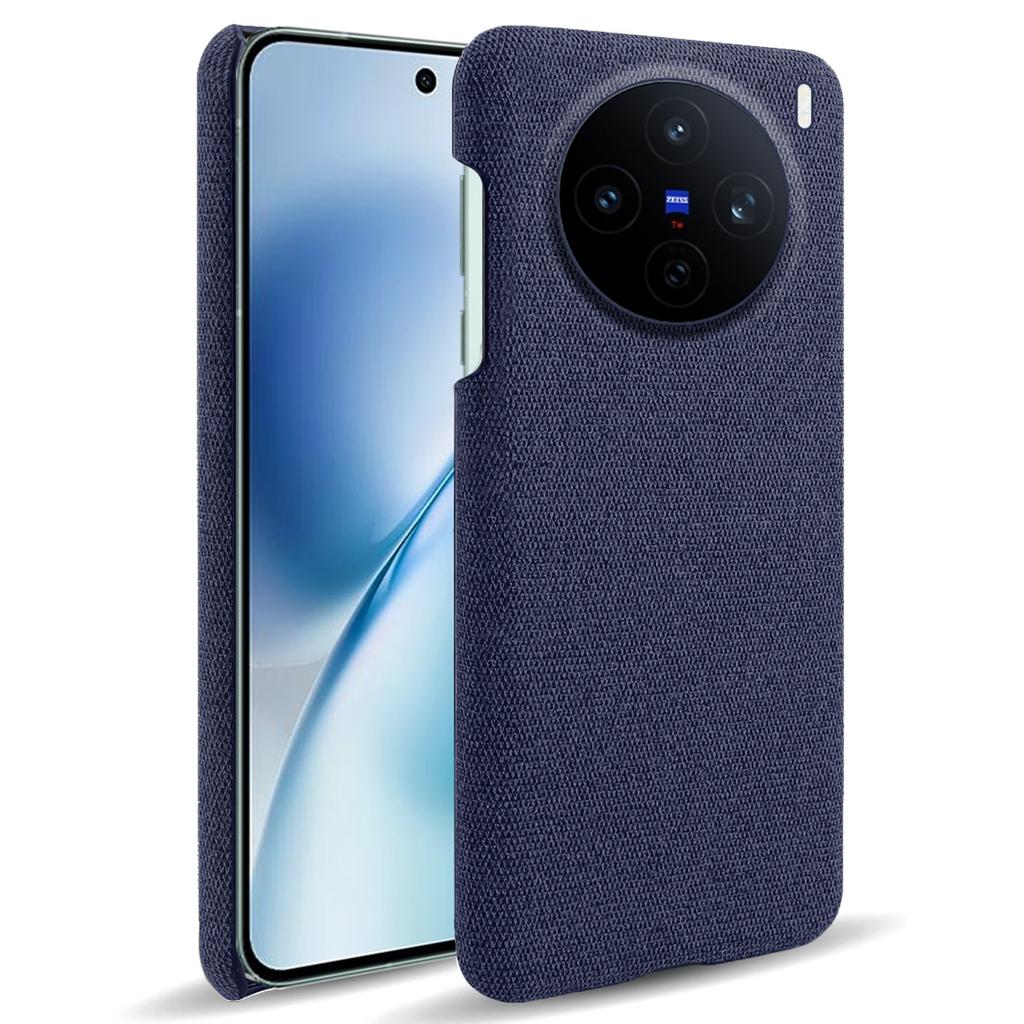 For vivo X200s 5G Phone Case Cloth Texture Anti-Scratch Protective PC Back Cover