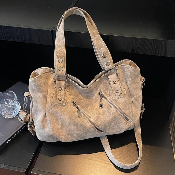 Enkel och färgglad tygväska för damer, trendig axelväska, flerfackig axelväska för vardagsbruk, lämplig för dagligt bruk och shopping