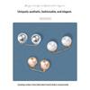 Pearl Sleeve Clips 2 Pack No Sew No Trace Clothing Holders for Adjusting Long Sleeves Weekend Outings