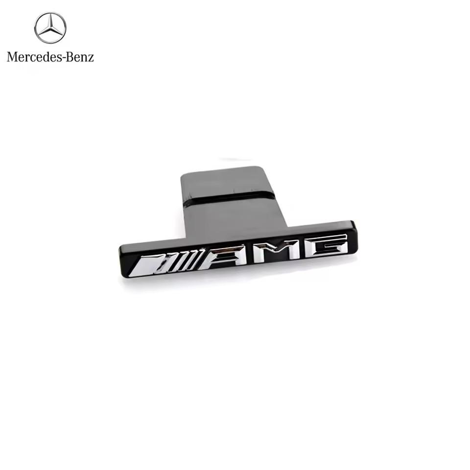 

3D AMG Logo Emblem Car Front Grille Badge Car Styling For Mercedes Benz AMG W124 W168 W169 W176 W177 W202 W203 W204 W205 W210 серебряный