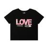 Jenolipoteu Love Crop Tee (Black)