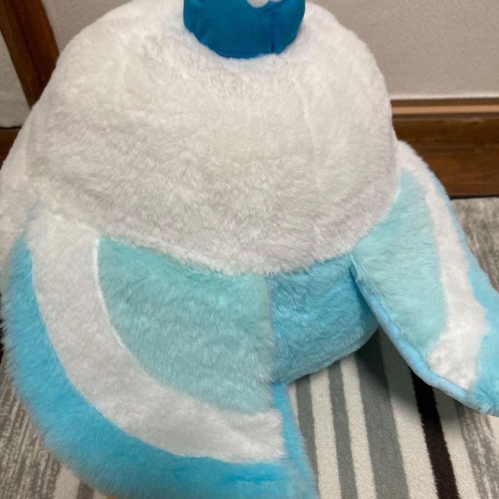 Used Fukufuku Shima Enaga Colorful Shima-chan BIG Plush Toy Mt. Fuji