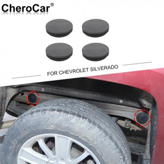4X Rear Wheel Well Cab Frame Plug Fit For GMC SIERRA Chevrolet Silverado 1999+