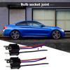 3/1Pairs 9003 H4 Bulb Socket Wiring Harness Headlight Male Plug Adapter Connector Head/Mother Head ABS+Copper Wire Pig Tail