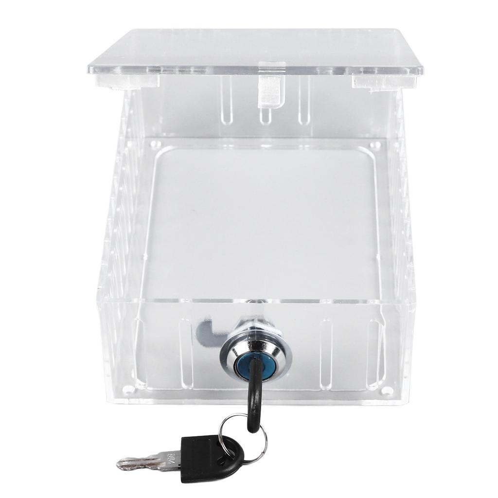 Thermostat Cover with Key Easy To Install Transparent Universal Thermostat Lock Box for Thermostat On Wall