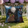 K-Klaus Film Cushion Cover Home & Car Dual-Scene Pillow Cover: Reversible for Premium Comfort