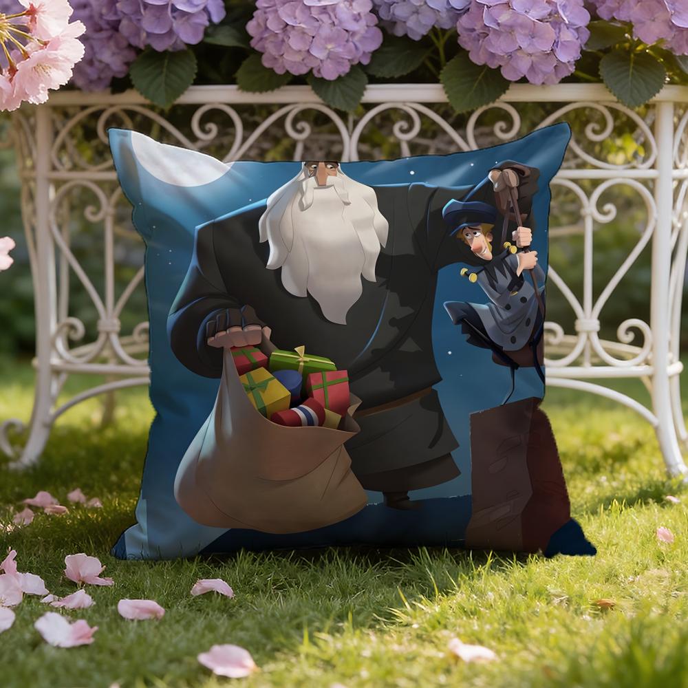 K-Klaus Film Cushion Cover Home & Car Dual-Scene Pillow Cover: Reversible for Premium Comfort