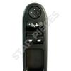 Comando do vidro para Peugeot 307 (2001-2008) avanço esquerdo (lado do motorista) função espelhos retrovisores rebatíveis 65540000
