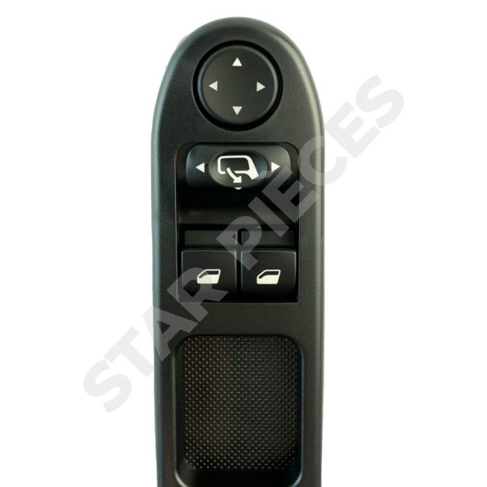 Comando do vidro para Peugeot 307 (2001-2008) avanço esquerdo (lado do motorista) função espelhos retrovisores rebatíveis 65540000