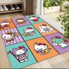 Hello Kitty Halloween Collection Carpet Rug Soft Washable Anti Slip Home Living Room Sofa Mats Personalized Christmas Rug