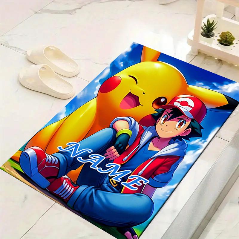 Custom 1Pc Christmas Pokmon Rug Office Carpet Indoor Outdoor Entrance Doormat Nonslip Soft And Comfortable Living Room D2915196