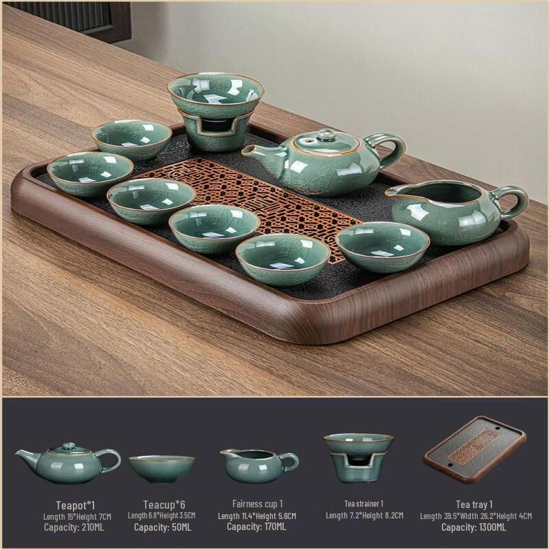 Chaxun Ge Kiln Ceramic Tea Set