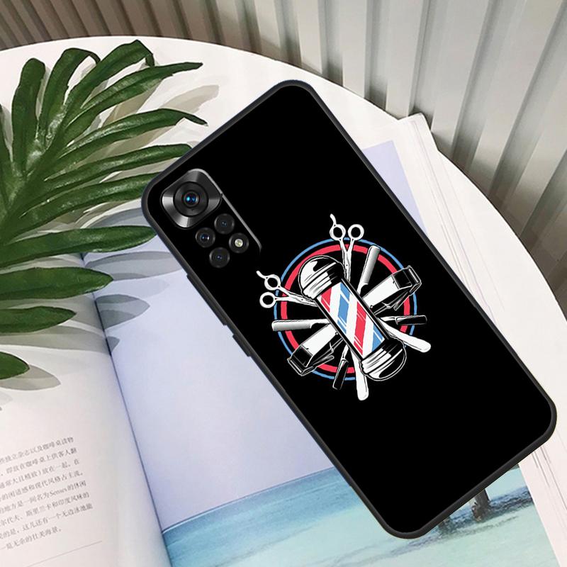Barber Shop Hair Stylist Tools Funda For Xiaomi Redmi Note 14 13 10 11 12 15 Pro Plus Case For Redmi 15 13C 12C 10C 14C 15C