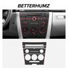 Betterhumz For Mazda 3 Axela 2004-2009 Made of Alcantara Center Console Air Conditioner Trim Stickers Car Interior Accessories QY1