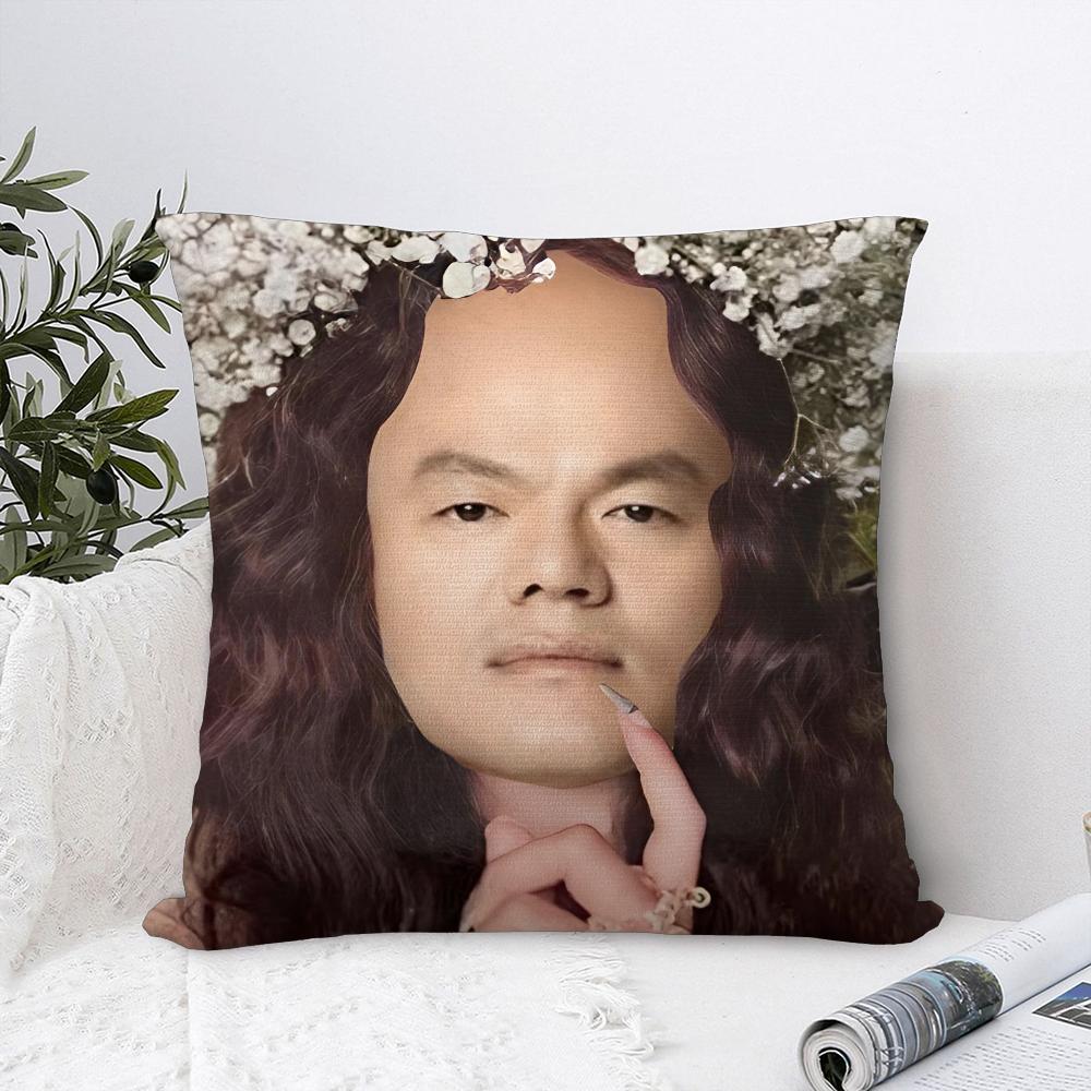JYP Meme Luxury Pillow Case Sofa Decorative Home Doublesided Print Plush Square Throw Pillow Covers Cushion Decor Cover