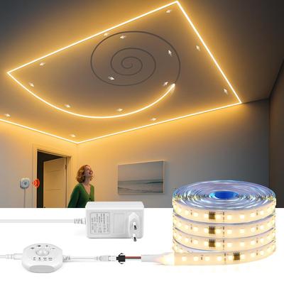 Bewegungssensor Pferderennen Pixel LED Strip Licht 24V WS2811 Laufendes Wasser Fließendes Licht Jagendes Band Für Treppe Korridor Eingangstür Lampe