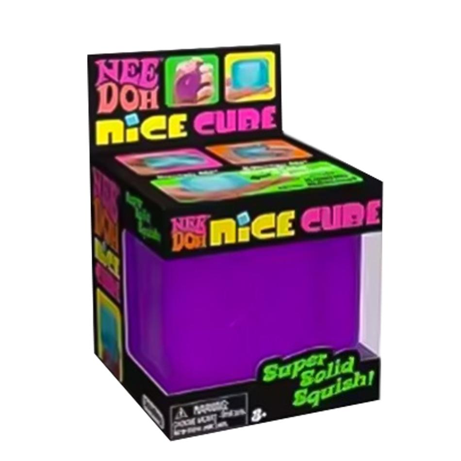 Schylling Needoh Nice Cube Sensory Fidget Cube Stress Relief Squishy Cube Anti-Anxiety Squeeze Object For Focus  Population