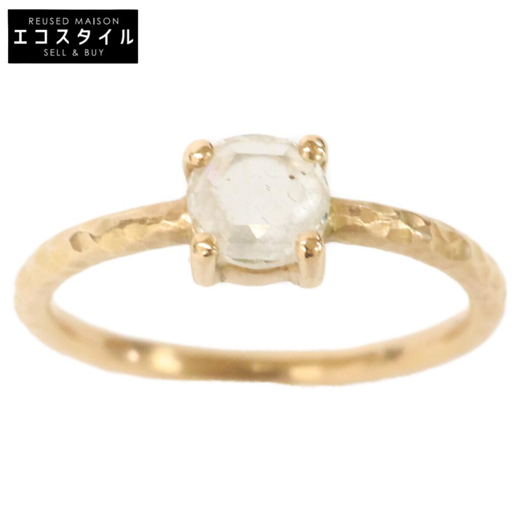 MALCOLM BETTS 0.38ct Claw-Set Rose-Cut Diamond Ring ring 6 Rose goldUsed